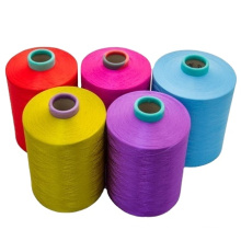 polyester textured yarn 150D/48F  NIM  SIM  HIM  intermingle for  embroidery machine yarn use